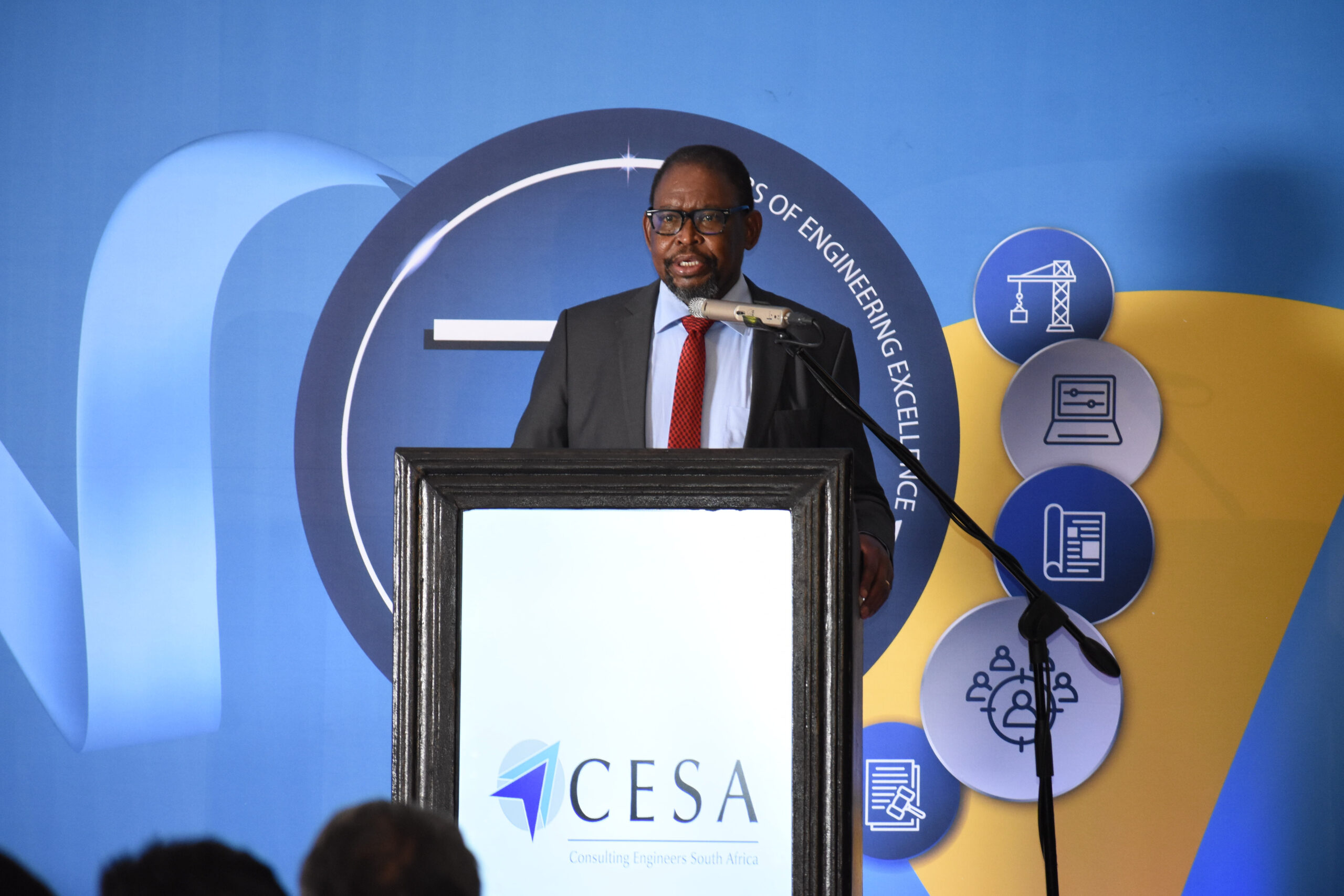 Read more about the article Minister of Finance and ESKOM address conference focused on Infrastructure Development: Engineers invited to assist re-engineer the country by Minister